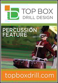 cover Crazy Little Thing Called Drum Marching Band sheet music cover
